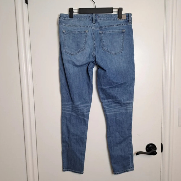 Dear John Classic Star Print Distressed Medium Wash Skinny Jeans Size 29 - Picture 3 of 7